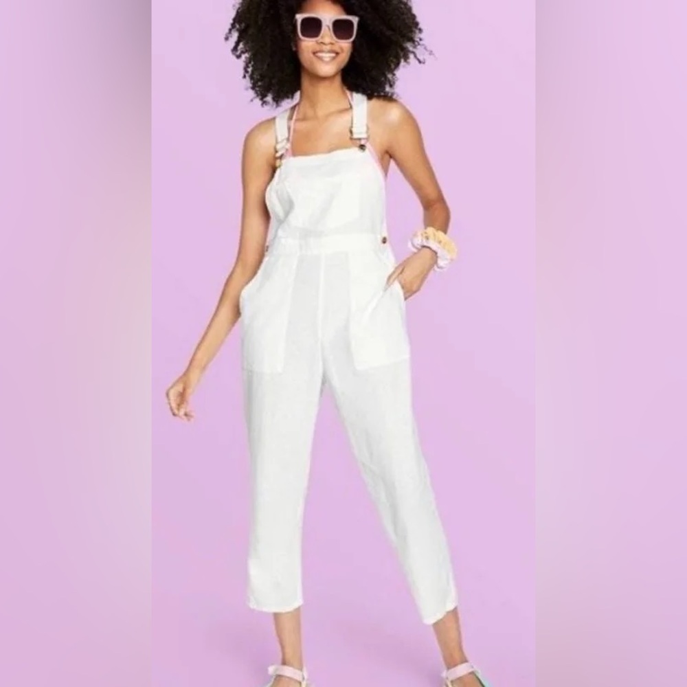 Target x Stoney Clover LN - White Linen Overalls